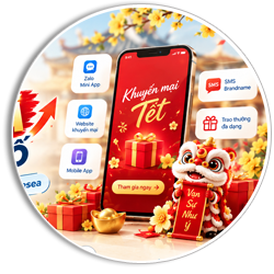 Khuyến mại Tết đa nền tảng – Tăng tương tác, thúc đẩy doanh số