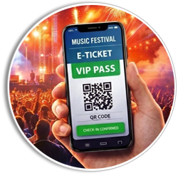 Tem Vé Điện Tử Cho Concert & Festival – Giải Pháp Check-in Nhanh, Chống Vé Giả